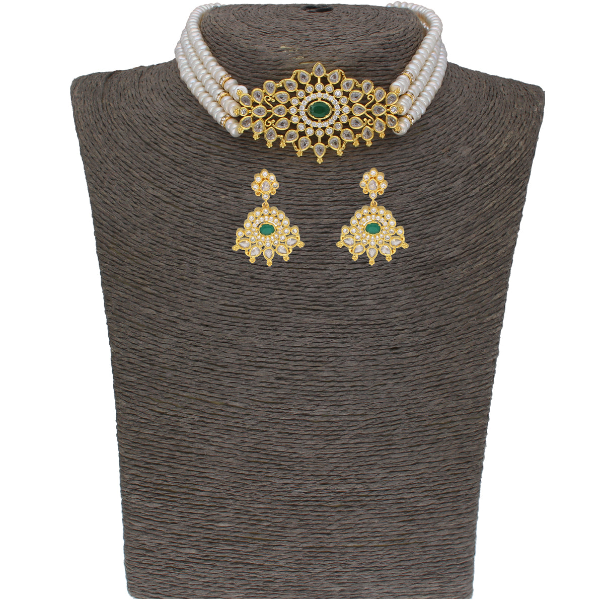 J Pearls Mesmerizing Pearl Choker - Real Pearl Jewelry | Swadesiicart