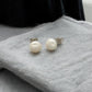 J Pearls Glam 925 Silver Stud Earrings - Swadesiicart
