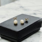 J Pearls Luxe 925 Silver Stud Earrings - Swadesiicart