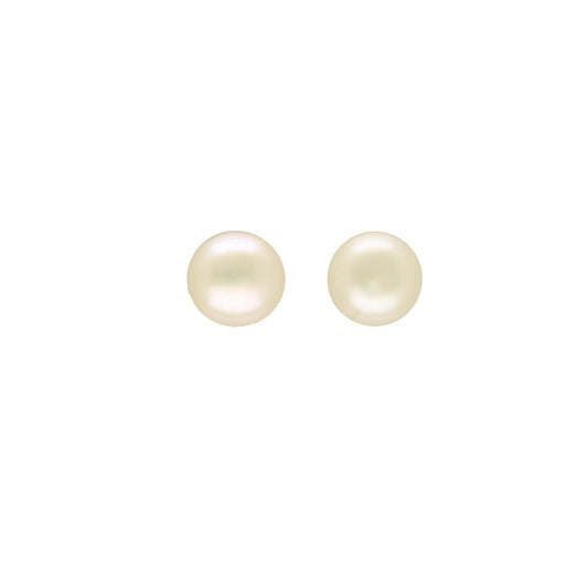 J Pearls Luxe 925 Silver Stud Earrings - Swadesiicart
