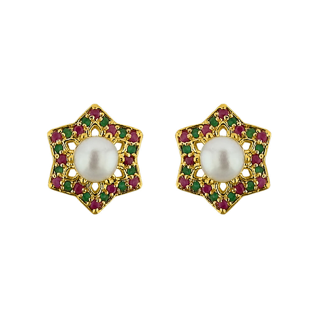 J Pearls Shining Star Pearl Earrings - Real Pearl Jewelry - J Pearls