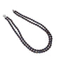 J Pearls 2 Line Black Oval Pearl Set - Real Pearl Jewelry - Swadesiicart