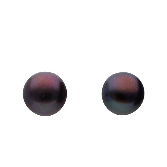 J Pearls 2 Line Black Oval Pearl Set - Real Pearl Jewelry - Swadesiicart