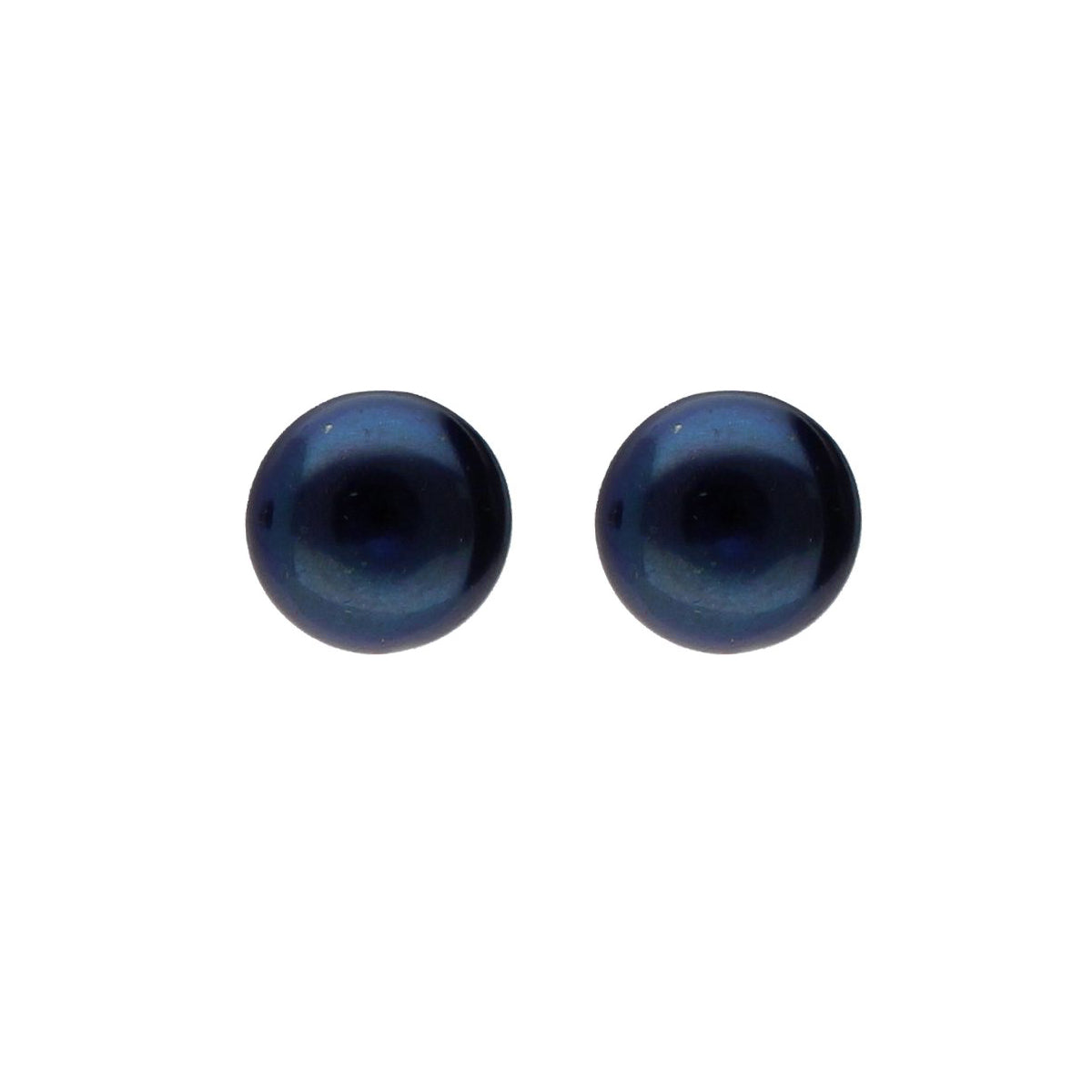 J Pearls 2 Line 5-6Mm Black Round Pearl Set - Real Pearl Jewelry - Swadesiicart