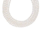 J Pearls 5 Line Plain Oval Pearl Set - Real Pearl Jewelry - Swadesiicart