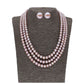 J Pearls 3 Line 8-9Mm Round Pearl Set - Real Pearl Jewelry - J Pearls