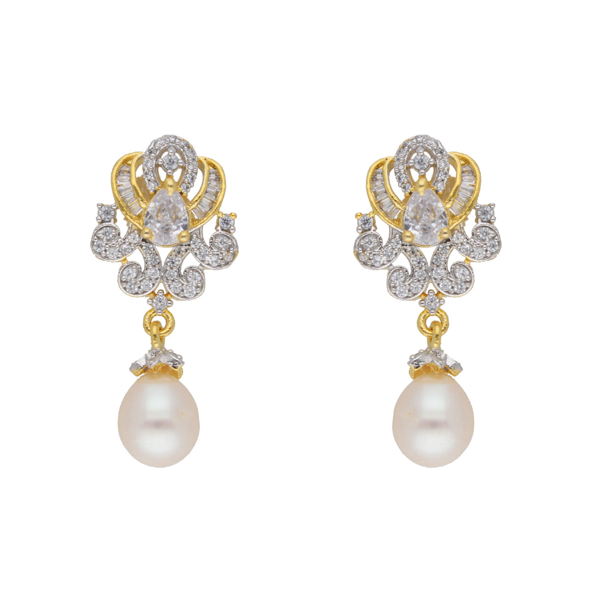 J Pearls Mesmerizing Pearl Necklace - Real Pearl Jewelry - Swadesiicart