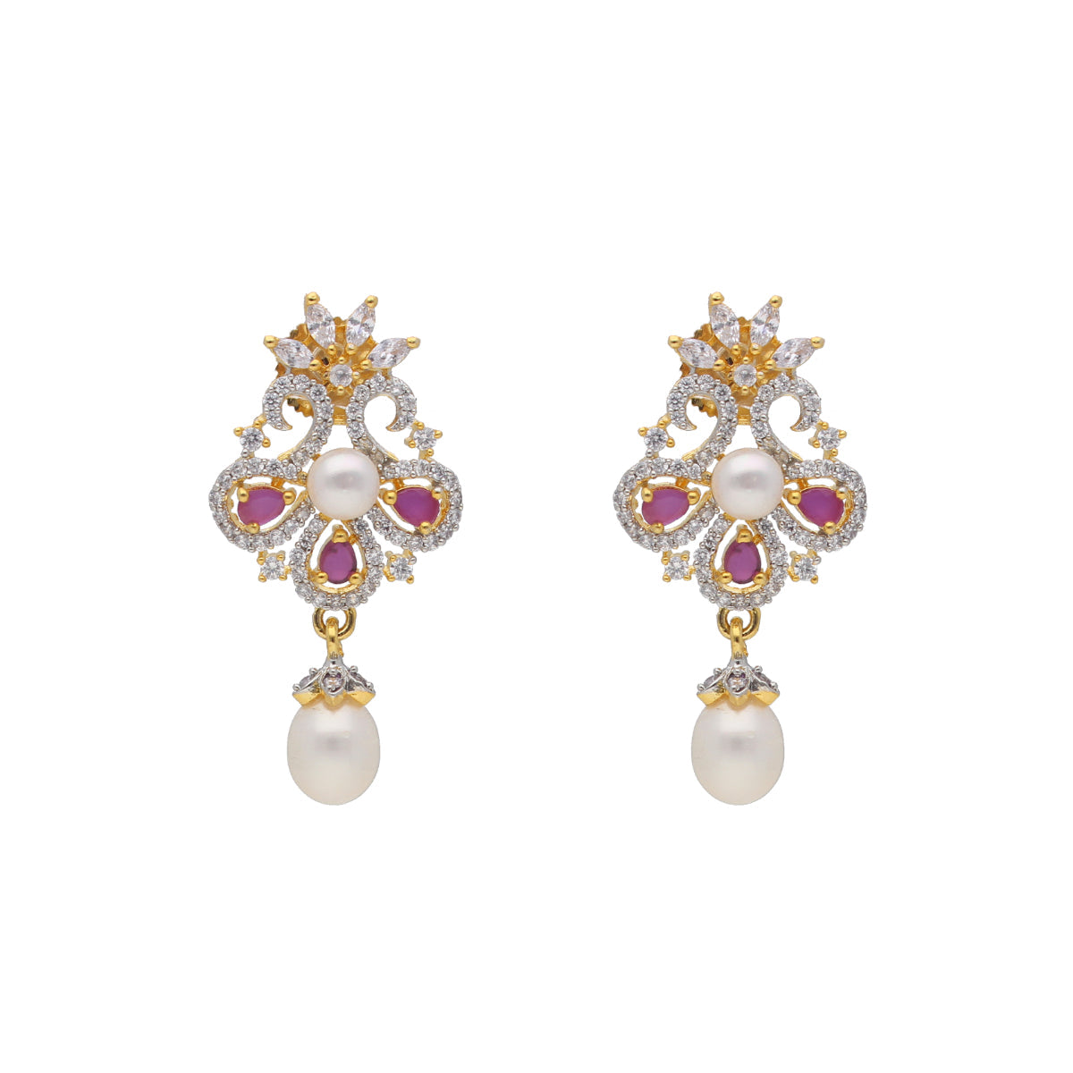 J Pearls Charming Pearl Necklace - Real Pearl Jewelry | Swadesiicart
