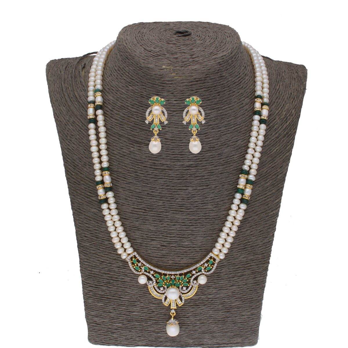 J Pearls Majestic Pearl Necklace - Real Pearl Jewelry | Swadesiicart