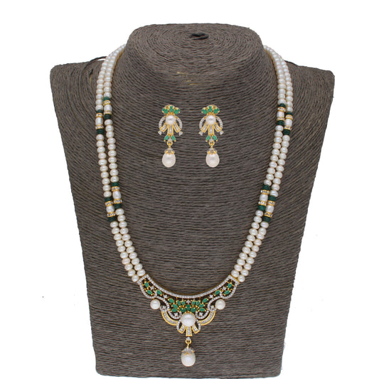 J Pearls Majestic Pearl Necklace - Real Pearl Jewelry | Swadesiicart