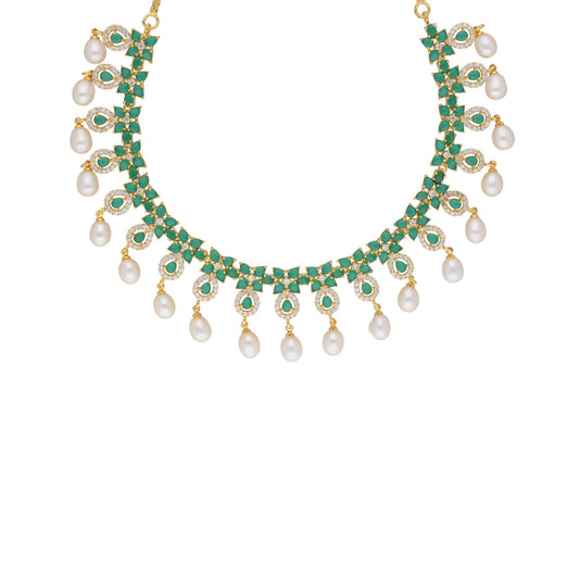 J Pearls Splendid Pearl Necklace - Real Pearl Jewelry | Swadesiicart