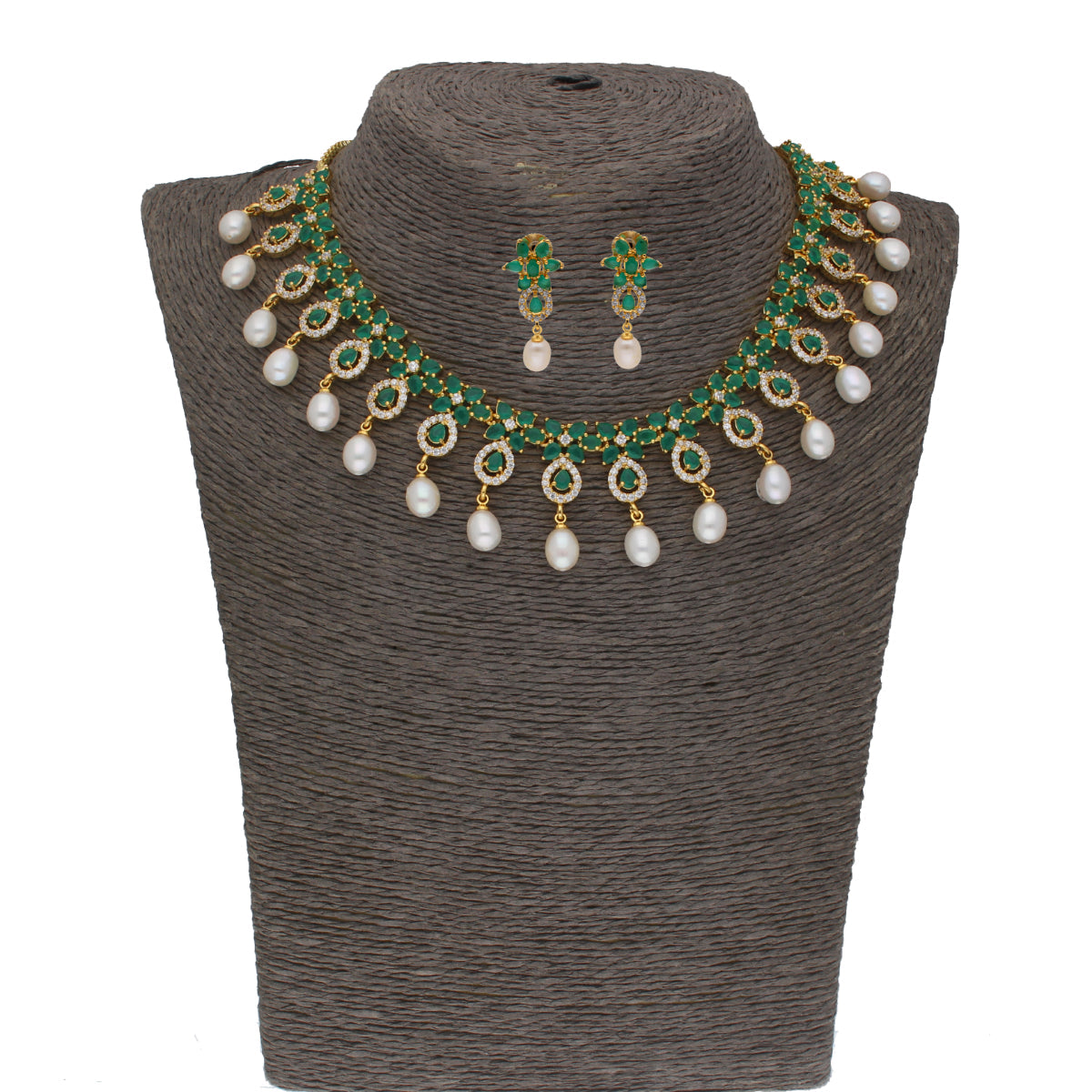 J Pearls Splendid Pearl Necklace - Real Pearl Jewelry | Swadesiicart
