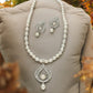 J Pearls Winsome Pearl Necklace Set - Swadesiicart