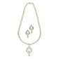 J Pearls Winsome Pearl Necklace Set - Swadesiicart