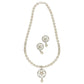 J Pearls Grandiose Pearl Necklace Set - Swadesiicart