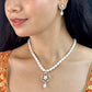 J Pearls Grandiose Pearl Necklace Set - Swadesiicart