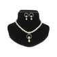 J Pearls Opulent Pearl Necklace Set - Swadesiicart
