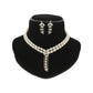 J Pearls Dual Line Iconic Pearl Necklace Set - Swadesiicart