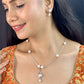 J Pearls Panache Pearl Chain Set - Swadesiicart