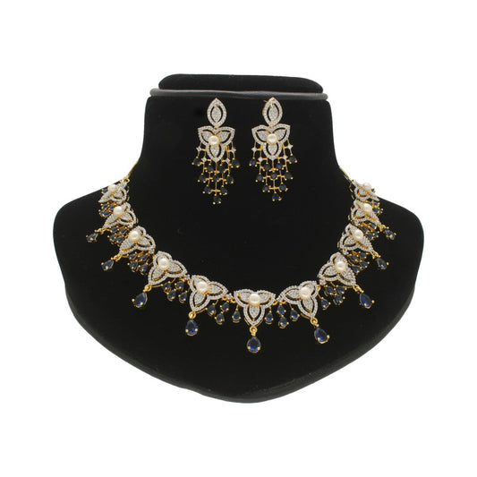 J Pearls Luxurious Pearl Necklace Set - Swadesiicart