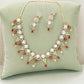 J Pearls Cherry Pearl Necklace Set - Swadesiicart