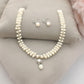 J Pearls Alluring Pearl Necklace Set - Swadesiicart