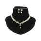 J Pearls Alluring Pearl Necklace Set - Swadesiicart
