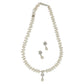 J Pearls Alluring Pearl Necklace Set - Swadesiicart