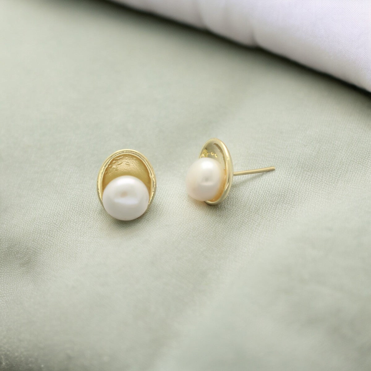 J Pearls Charm Pearl Earrings - Swadesiicart