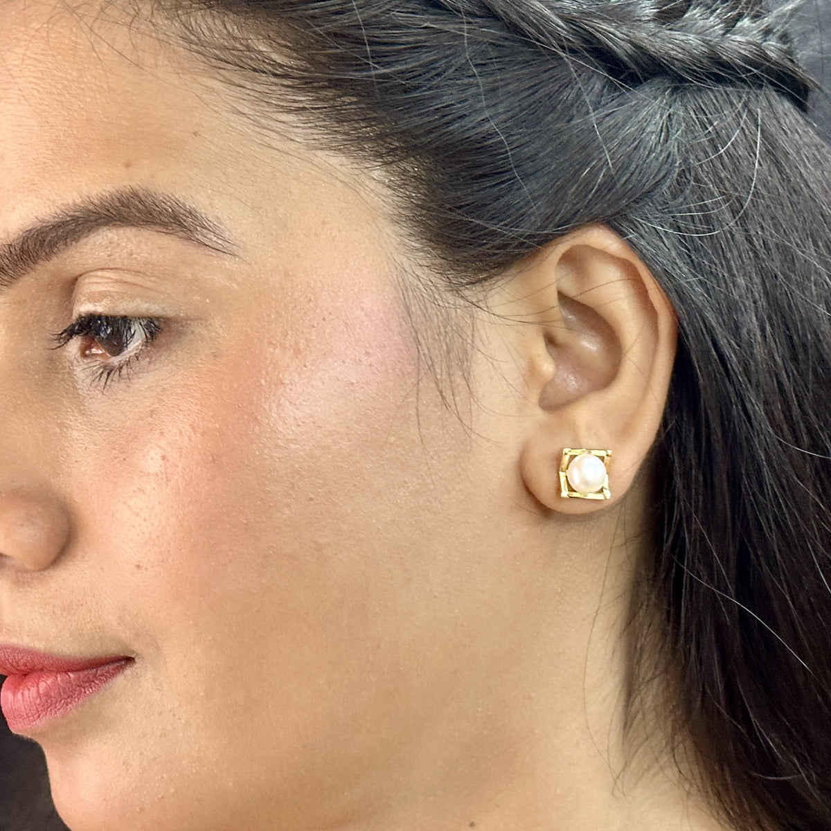 J Pearls Ishani Pearl Earrings - Swadesiicart