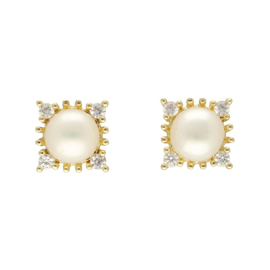 J Pearls Jaanvi Pearl Earrings - Swadesiicart