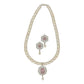 J Pearls Sumptuous Pearl Necklace Set - Swadesiicart