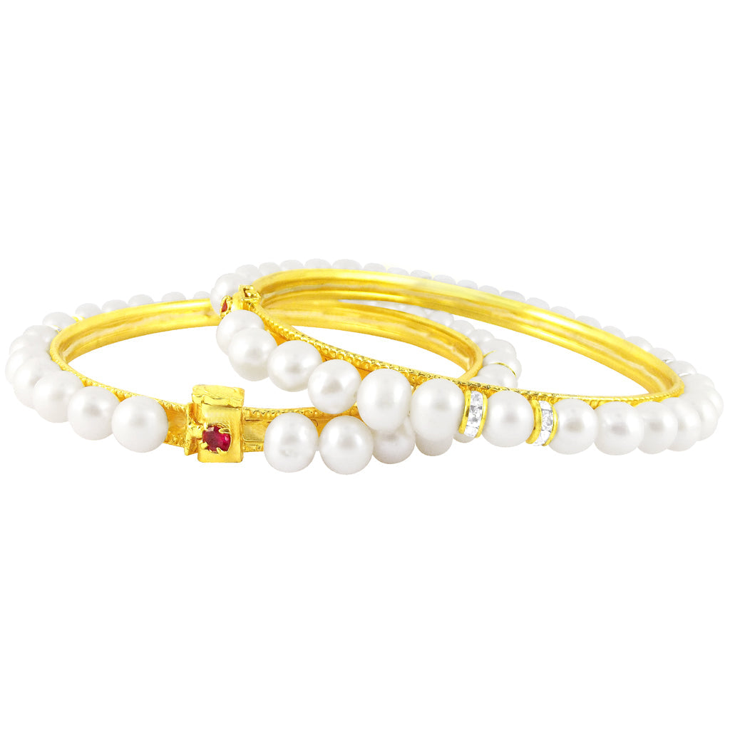 J Pearls Precise Pearl Bangles - Real Pearl Jewelry - J Pearls