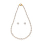 J Pearls White Graded Oval Pearl Necklace - Real Pearl Jewelry | Swadesiicart