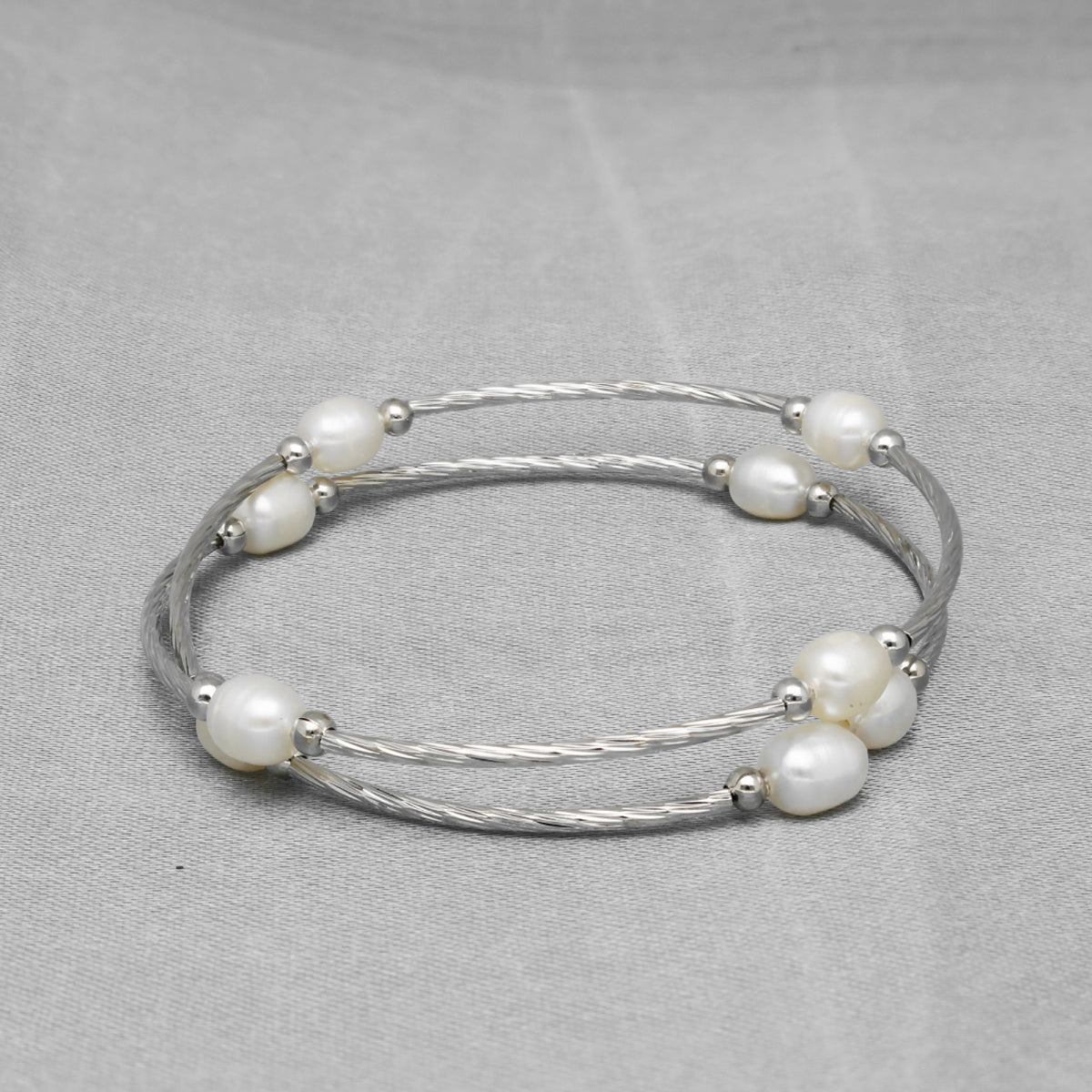 J Pearls Charm Pearl Bracelet - Swadesiicart