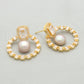J Pearls Falak Pearl Earrings - Swadesiicart