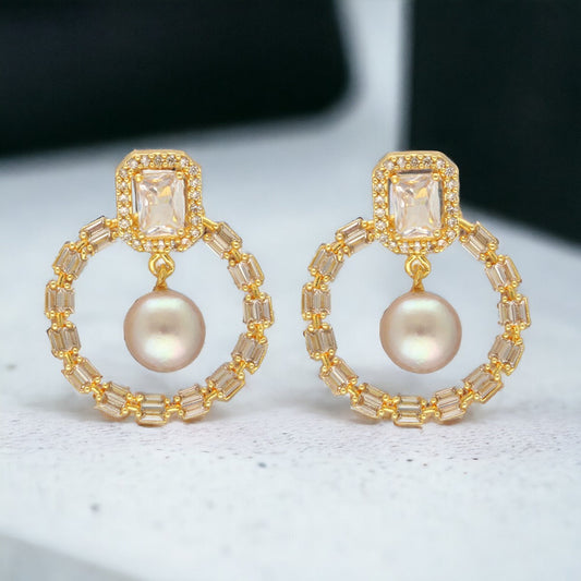 J Pearls Falak Pearl Earrings - Swadesiicart