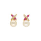 J Pearls Jasmine Pearl Earrings - Swadesiicart