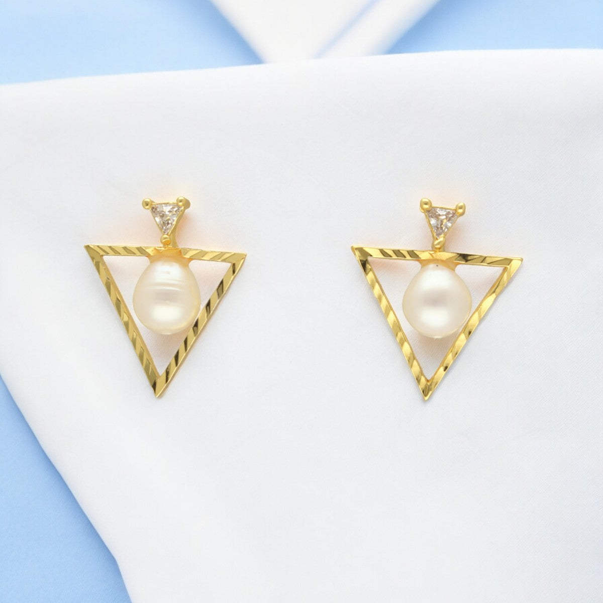 J Pearls Zara Pearl Earrings - Swadesiicart