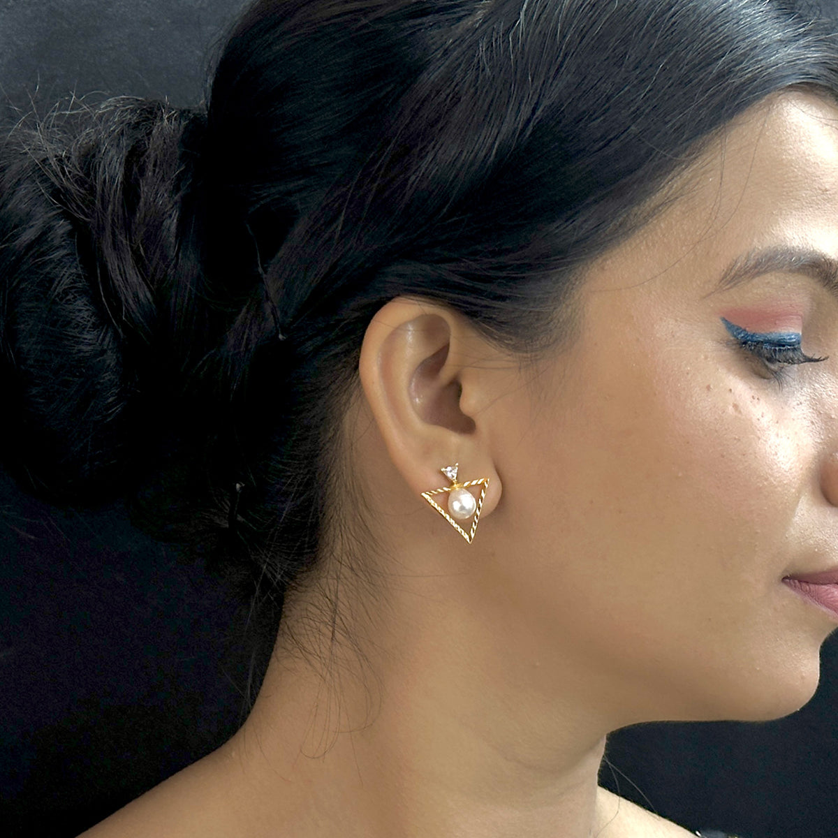 J Pearls Zara Pearl Earrings - Swadesiicart