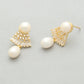 J Pearls Dhatri Pearl Earrings - Swadesiicart