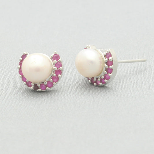 J Pearls Dheeksha Pearl Earrings - Swadesiicart