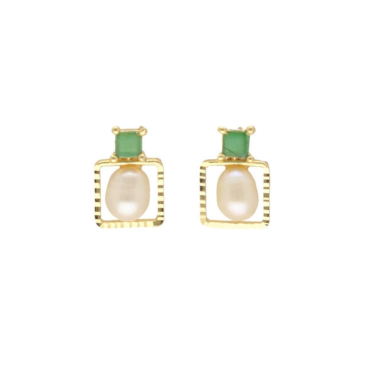 J Pearls Eva Pearl Earrings - Swadesiicart