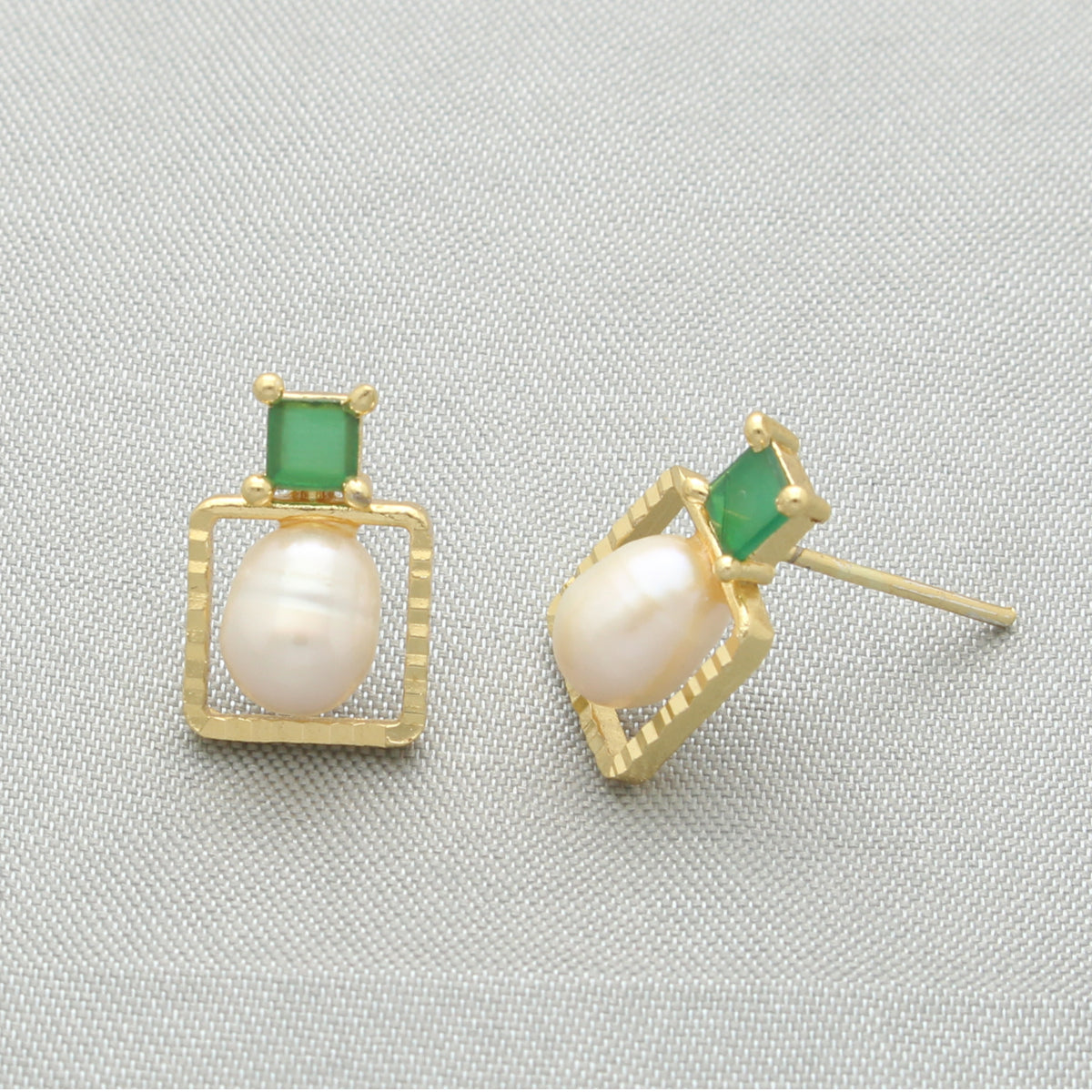 J Pearls Eva Pearl Earrings - Swadesiicart