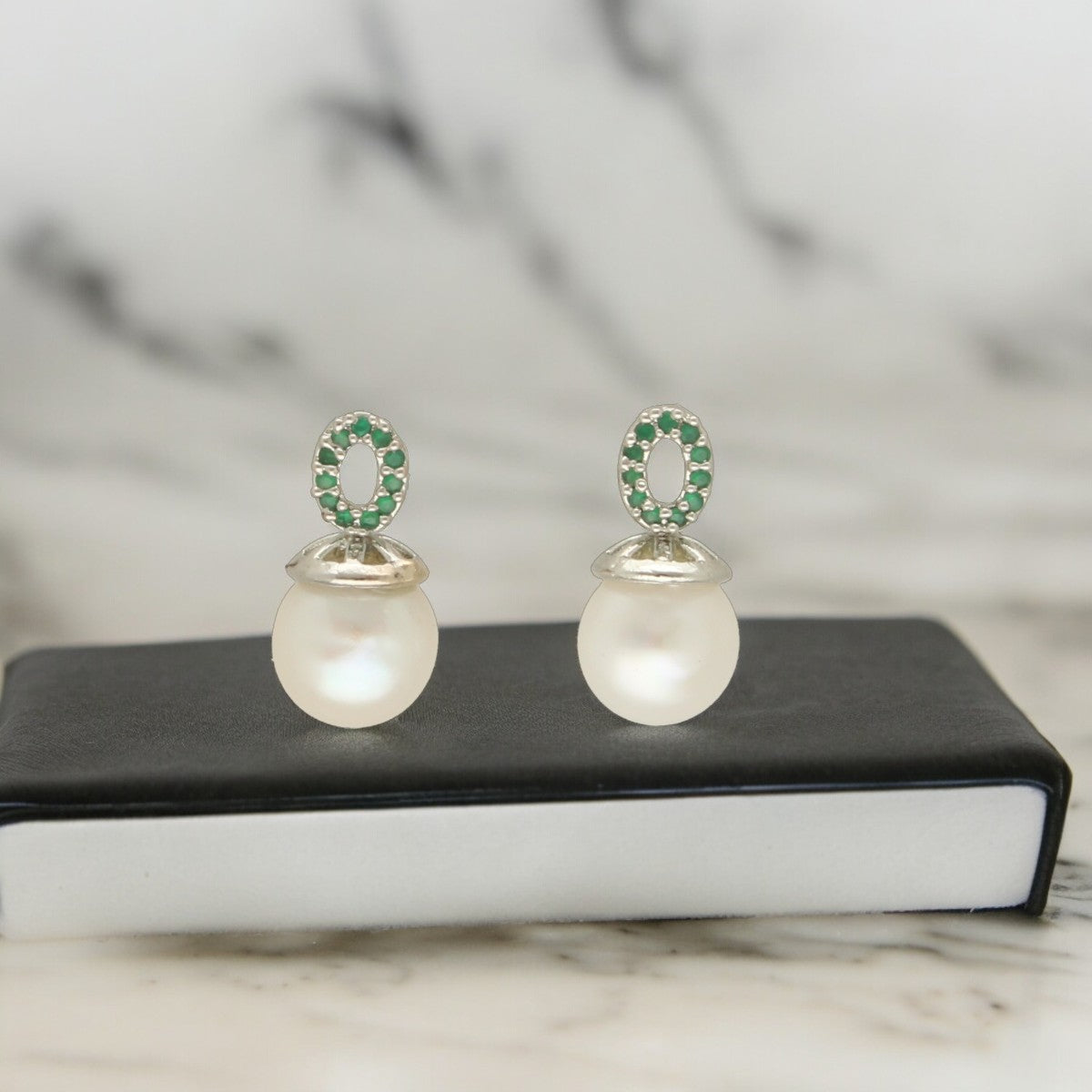 J Pearls Navishka Pearl Earrings - Swadesiicart