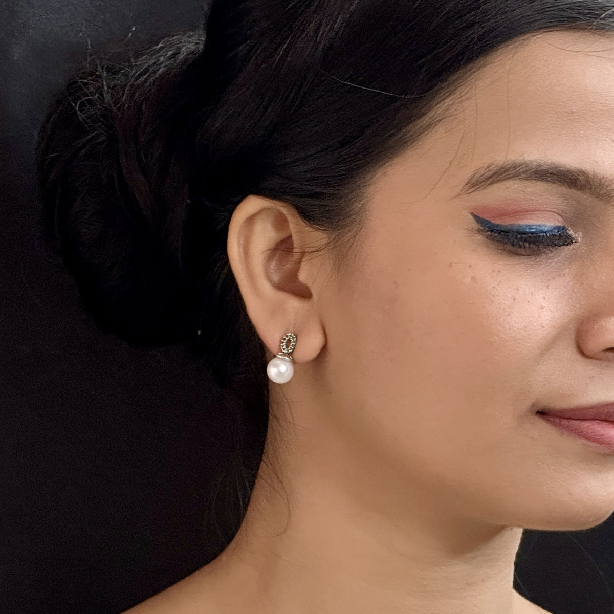 J Pearls Navishka Pearl Earrings - Swadesiicart