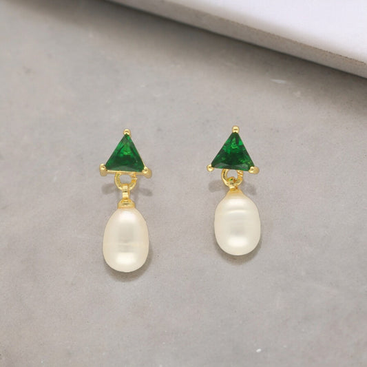 J Pearls Akshara Pearl Earrings - Swadesiicart
