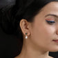 J Pearls Akshara Pearl Earrings - Swadesiicart