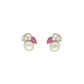 J Pearls Yashvi Pearl Earrings - Swadesiicart