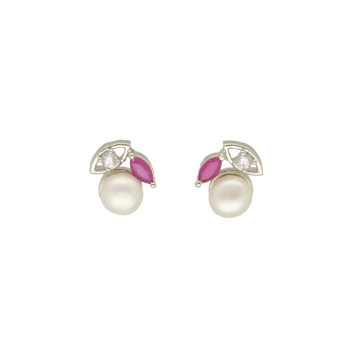 J Pearls Yashvi Pearl Earrings - Swadesiicart